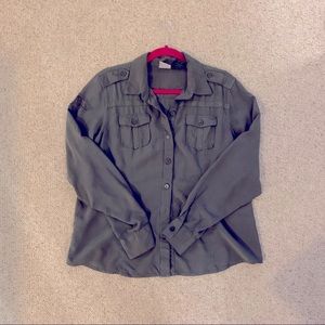 Harley-Davidson button up blouse